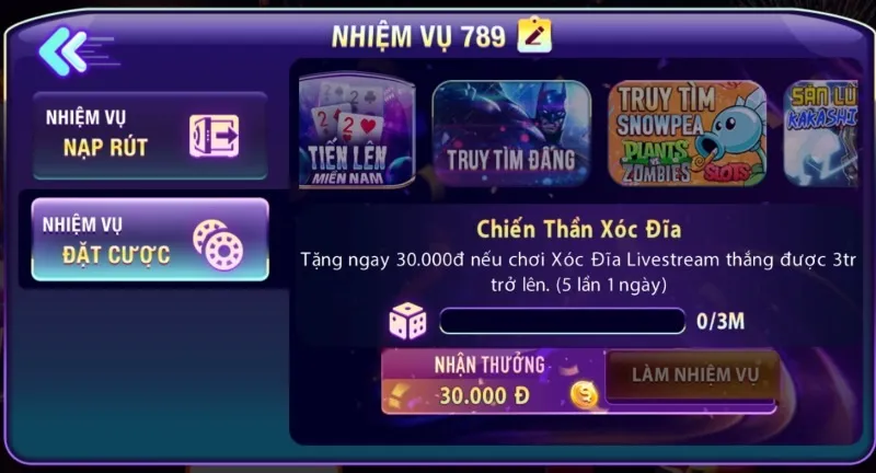 Các chương trình khuyến mãi giúp gắn kết người chơi với 789Club