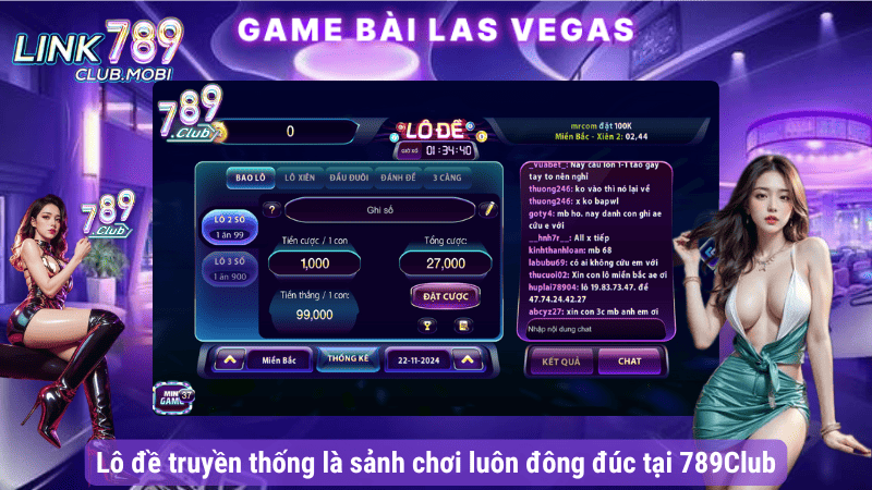 Lô đề truyền thống là sảnh chơi luôn đông đúc tại 789Club