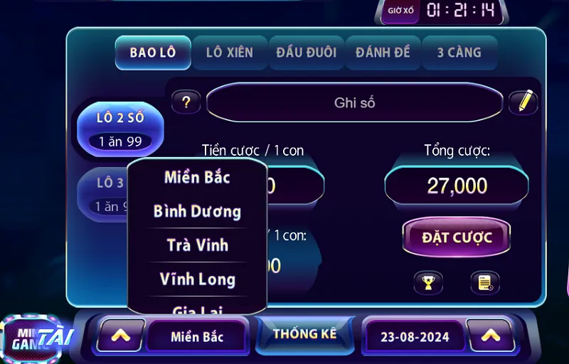 Đánh bao lô miền Bắc có nhiều loại hình cược khác nhau