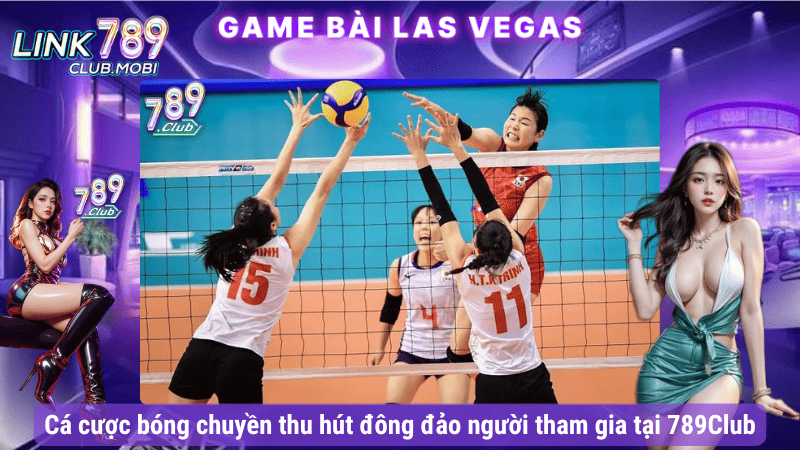 Cá cược bóng chuyền thu hút đông đảo người tham gia tại 789Club